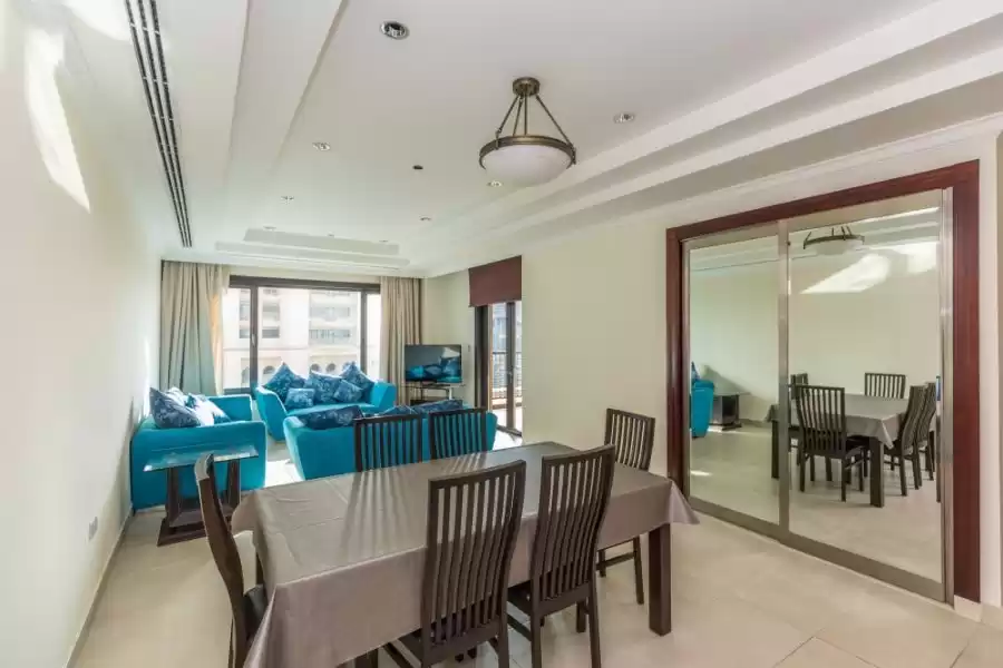 Residential Ready Property 2 Bedrooms F/F Apartment  for rent in Al Sadd , Doha #11411 - 1  image 