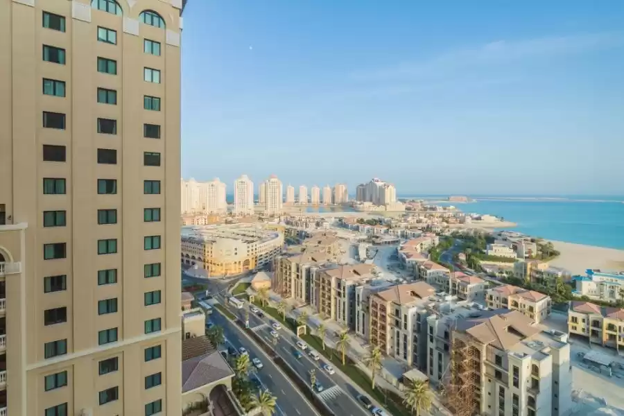 Wohn Klaar eigendom 1 Schlafzimmer S/F Wohnung  zu vermieten in Al Sadd , Doha #11418 - 1  image 