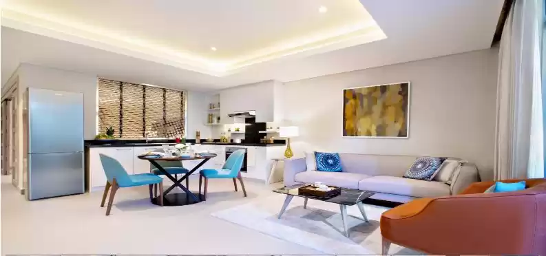 Résidentiel Propriété prête 1 chambre F / F Appartement  a louer au Al-Sadd , Doha #11567 - 1  image 