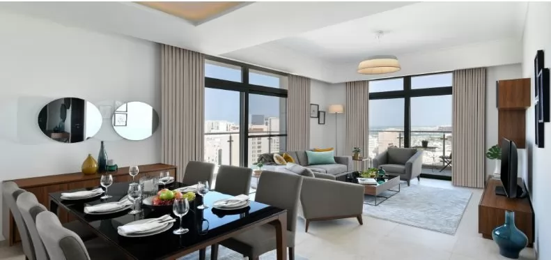 yerleşim Hazır Mülk 1 yatak odası F/F Apartman  kiralık içinde Al Sadd , Doha #11569 - 1  image 