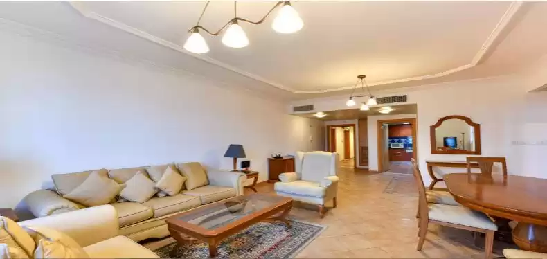 Wohn Klaar eigendom 2 Schlafzimmer F/F Wohnung  zu vermieten in Al Sadd , Doha #11610 - 1  image 
