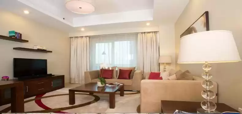 Wohn Klaar eigendom 1 Schlafzimmer F/F Wohnung  zu vermieten in Al Sadd , Doha #11619 - 1  image 