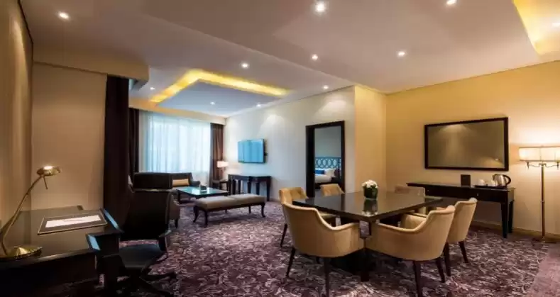 Résidentiel Propriété prête 2 chambres F / F Appartements d'hôtel  a louer au Al-Sadd , Doha #11750 - 1  image 