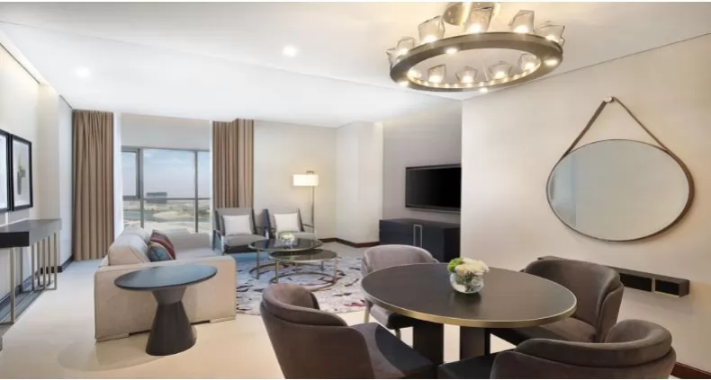 Residencial Listo Propiedad 1 dormitorio F / F Apartamentos del Hotel  alquiler en al-sad , Doha #11777 - 1  image 