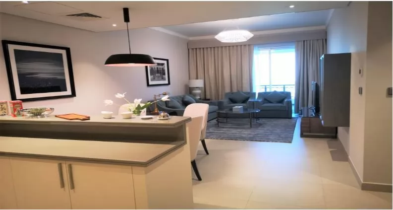 Residential Ready Property 2 Bedrooms F/F Apartment  for rent in The-Pearl-Qatar , Doha-Qatar #11814 - 1  image 