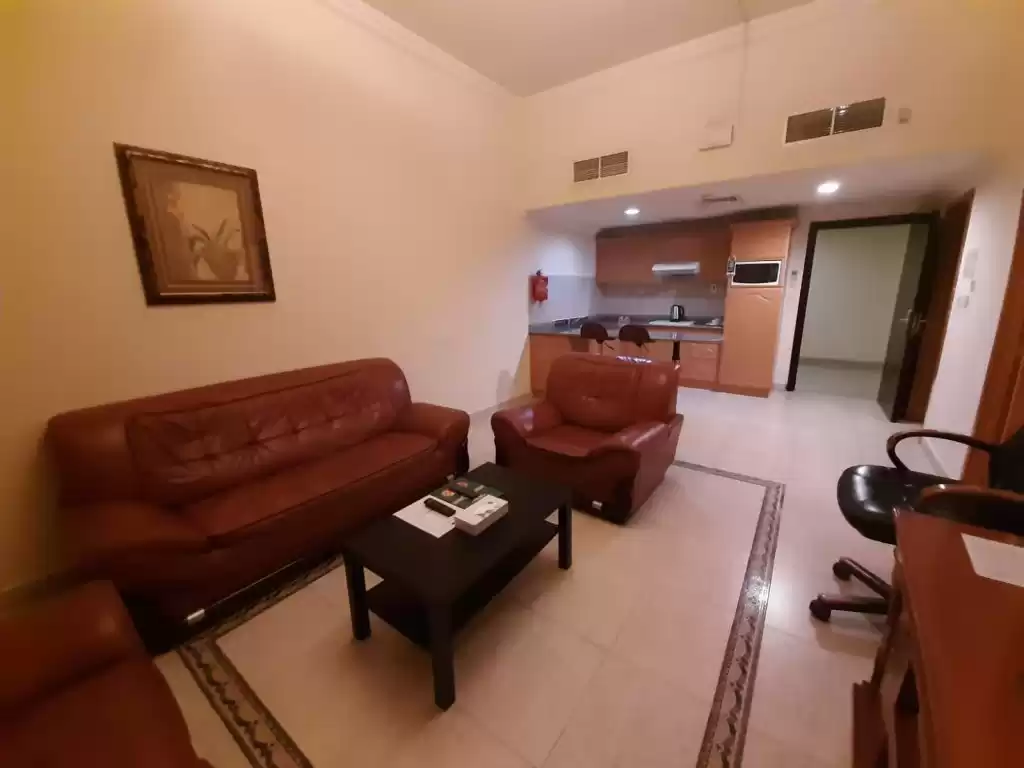 Wohn Klaar eigendom 1 Schlafzimmer F/F Wohnung  zu vermieten in Al Sadd , Doha #11855 - 1  image 