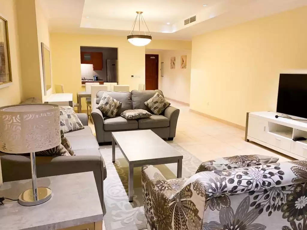 Résidentiel Propriété prête 1 chambre F / F Appartement  a louer au Al-Sadd , Doha #12124 - 1  image 