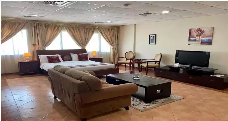 Residencial Listo Propiedad Estudio F / F Apartamento  alquiler en al-sad , Doha #12134 - 1  image 