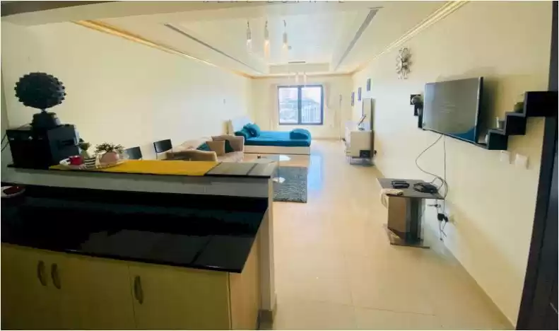 Residencial Listo Propiedad Estudio F / F Apartamento  alquiler en al-sad , Doha #12296 - 1  image 