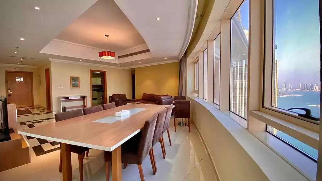 Résidentiel Propriété prête 3 chambres F / F Appartement  a louer au Al-Sadd , Doha #12437 - 1  image 