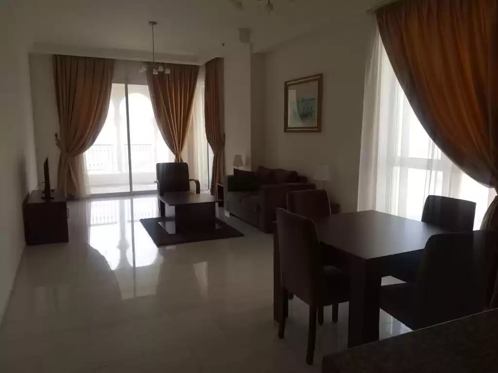 Wohn Klaar eigendom 1 Schlafzimmer F/F Wohnung  zu vermieten in Al Sadd , Doha #12488 - 1  image 