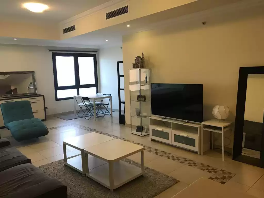 Residencial Listo Propiedad Estudio F / F Apartamento  alquiler en al-sad , Doha #12501 - 1  image 