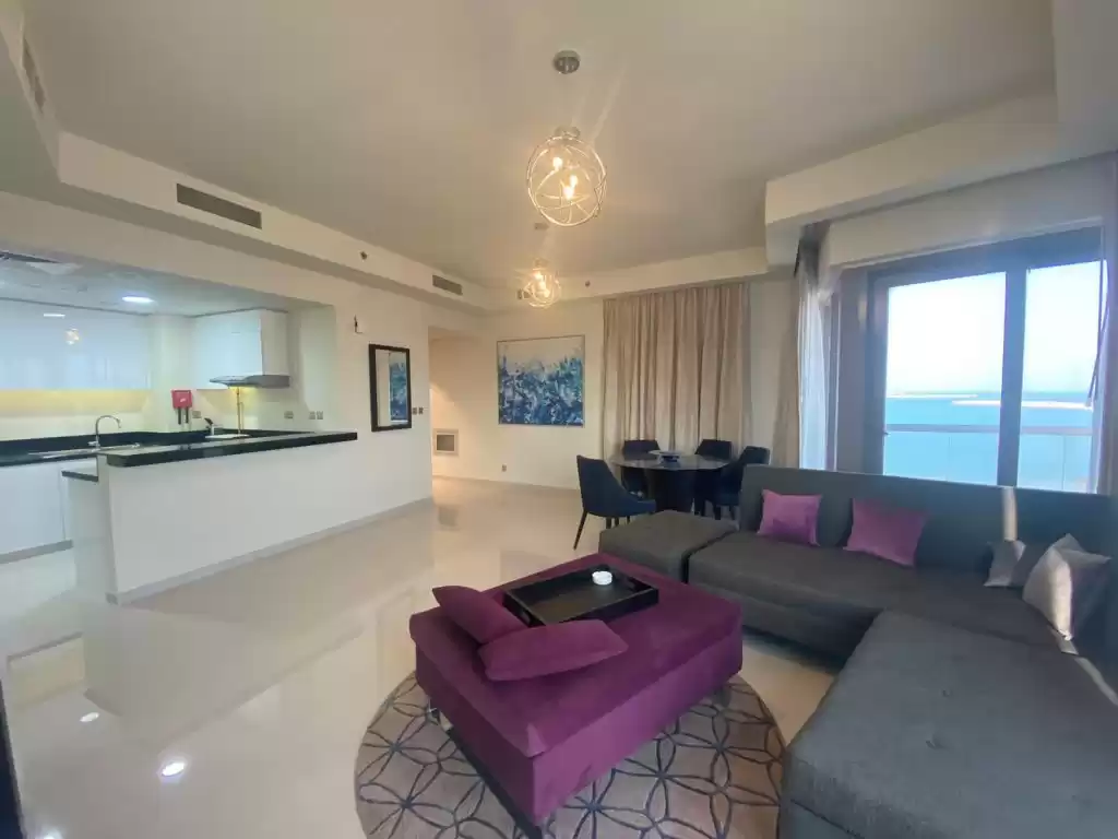Résidentiel Propriété prête 2 chambres F / F Appartement  a louer au Al-Sadd , Doha #12515 - 1  image 