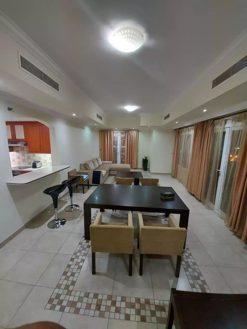 Residencial Listo Propiedad 1 dormitorio F / F Apartamento  alquiler en al-sad , Doha #12529 - 1  image 