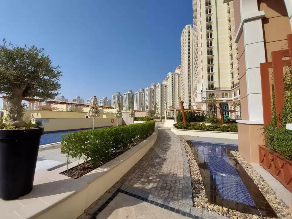 Residencial Listo Propiedad 3 dormitorios F / F Apartamento  alquiler en al-sad , Doha #12533 - 1  image 