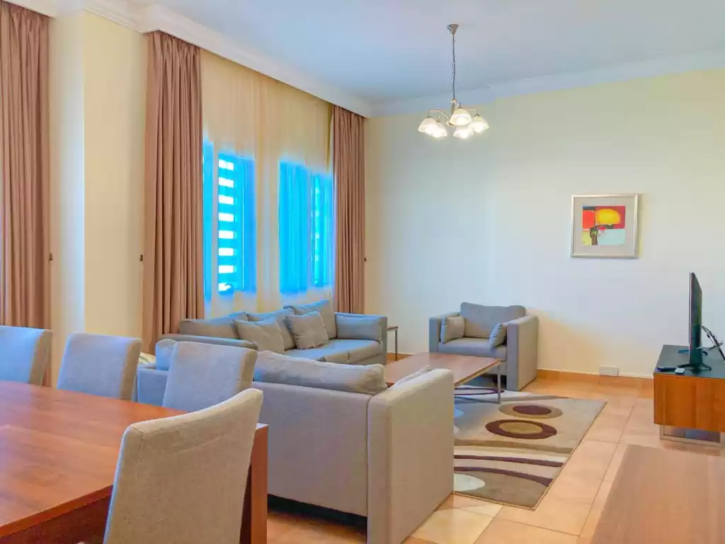 Wohn Klaar eigendom 4 Schlafzimmer F/F Wohnung  zu vermieten in Al Sadd , Doha #12577 - 1  image 