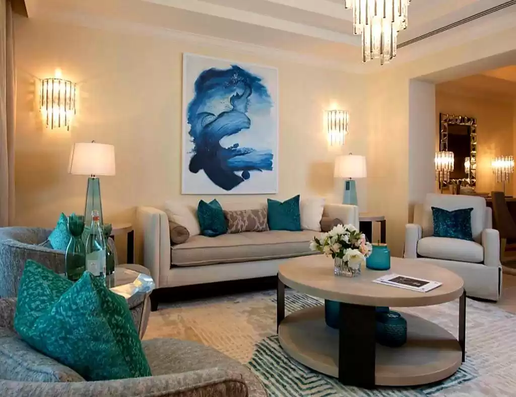 Wohn Klaar eigendom 1 Schlafzimmer F/F Wohnung  zu vermieten in Al Sadd , Doha #12636 - 1  image 