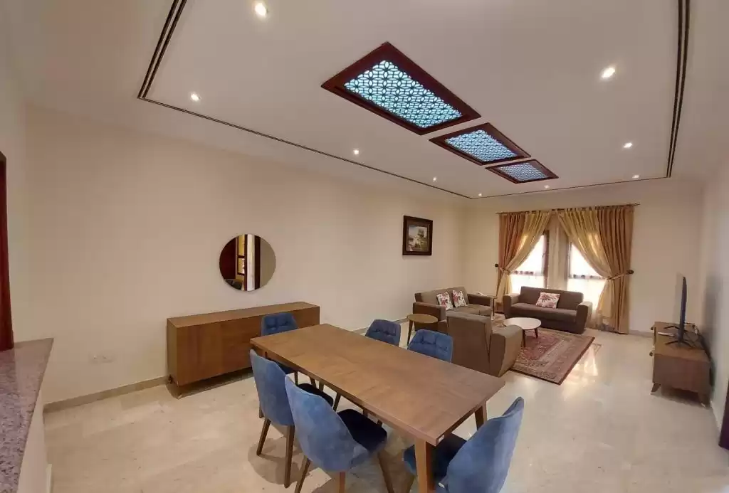 Жилой Готовая недвижимость 4 спальни Н/Ф Вилла в комплексе  в аренду в Аль-Садд , Доха #12684 - 1  image 