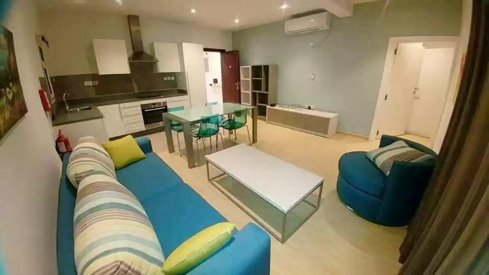 Wohn Klaar eigendom 1 Schlafzimmer F/F Wohnung  zu vermieten in Doha #12707 - 1  image 