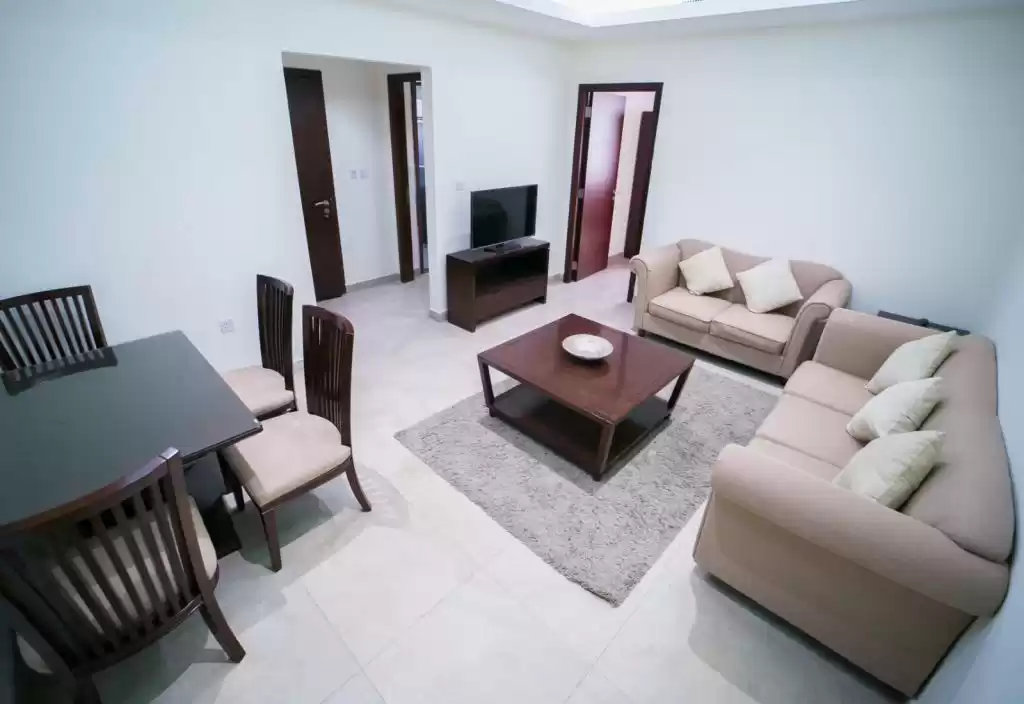 yerleşim Hazır Mülk 2 yatak odası F/F Apartman  kiralık içinde Al Sadd , Doha #12826 - 1  image 