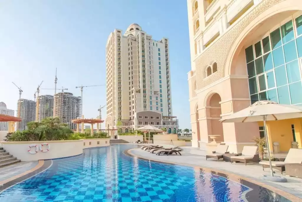 Résidentiel Propriété prête 1 chambre S / F Appartement  a louer au Al-Sadd , Doha #12968 - 1  image 