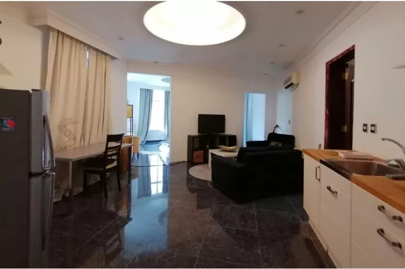Residential Ready Property 1 Bedroom F/F Standalone Villa  for rent in West-Bay , Al-Dafna , Doha-Qatar #13156 - 1  image 