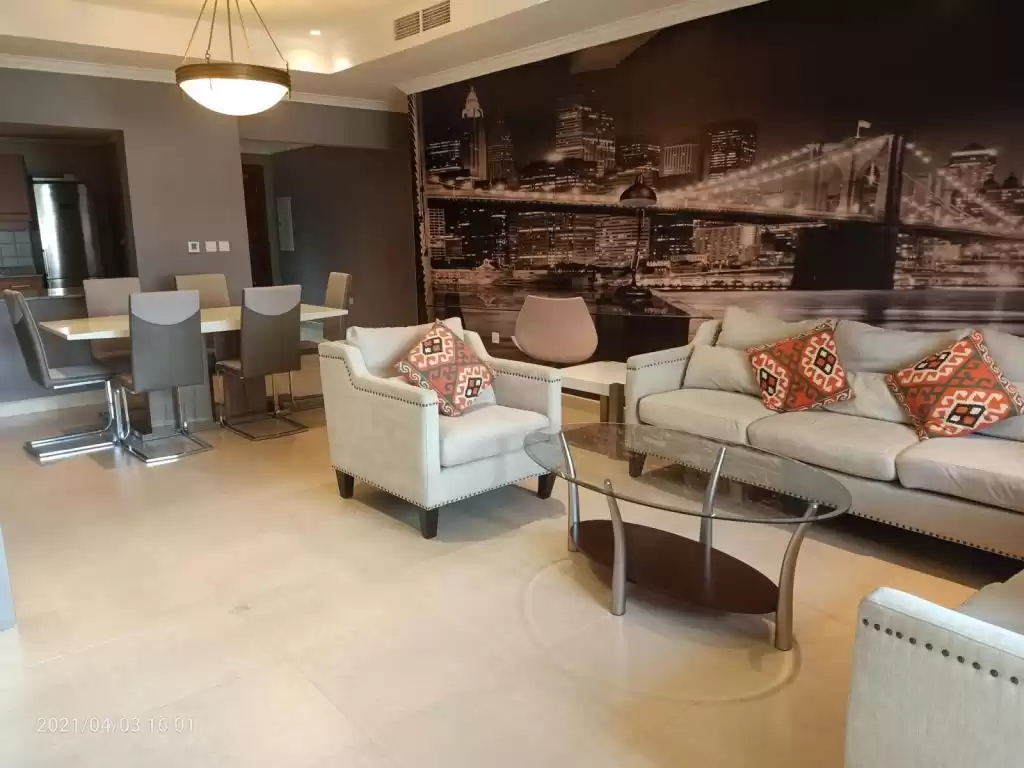 Résidentiel Propriété prête 1 chambre F / F Appartement  a louer au Al-Sadd , Doha #13246 - 1  image 