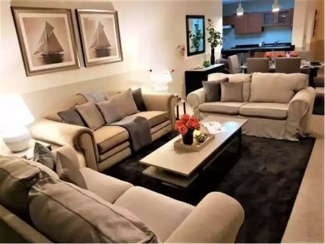 Wohn Klaar eigendom 2 Schlafzimmer F/F Wohnung  zu vermieten in Al Sadd , Doha #13248 - 1  image 