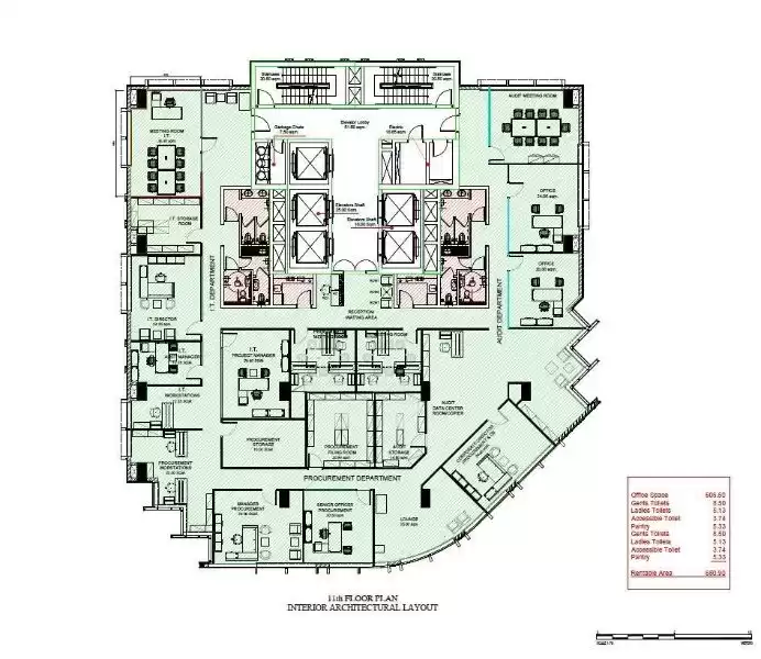 Kommerziell Shell & Core S/F Büro  zu vermieten in Al Sadd , Doha #13314 - 1  image 