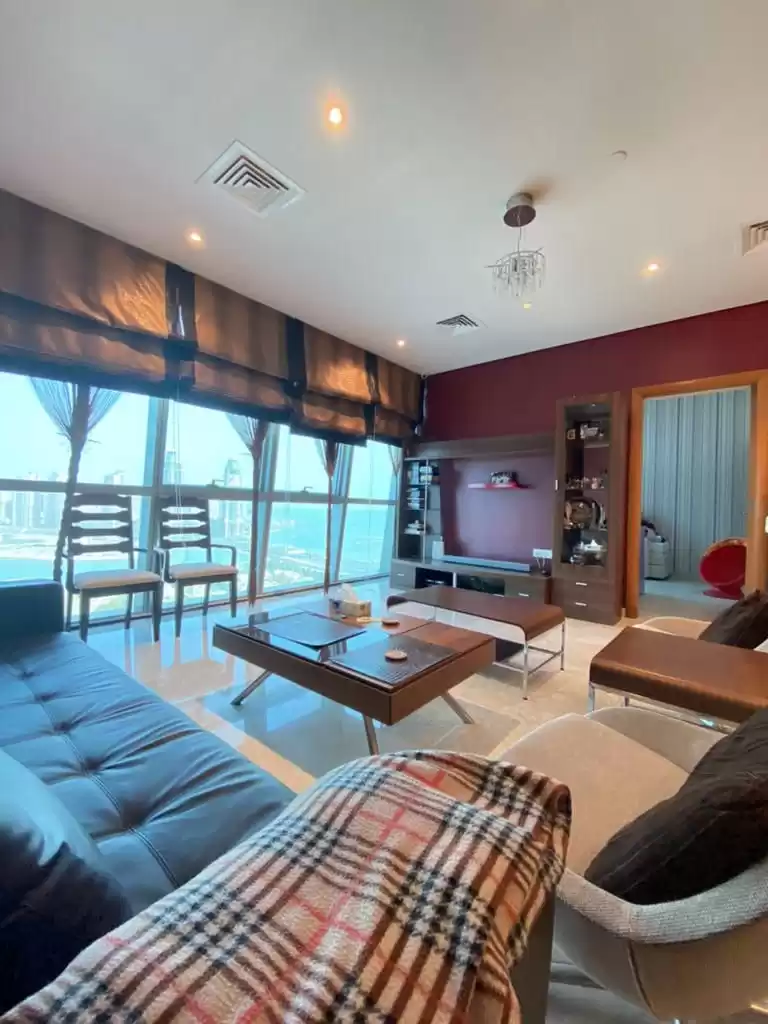 Résidentiel Propriété prête 2 chambres S / F Appartement  a louer au Al-Sadd , Doha #13356 - 1  image 