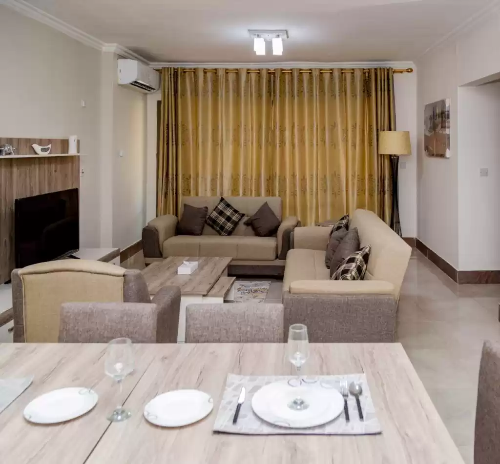 Residential Ready Property 2 Bedrooms F/F Apartment  for rent in Al Sadd , Doha #13396 - 1  image 