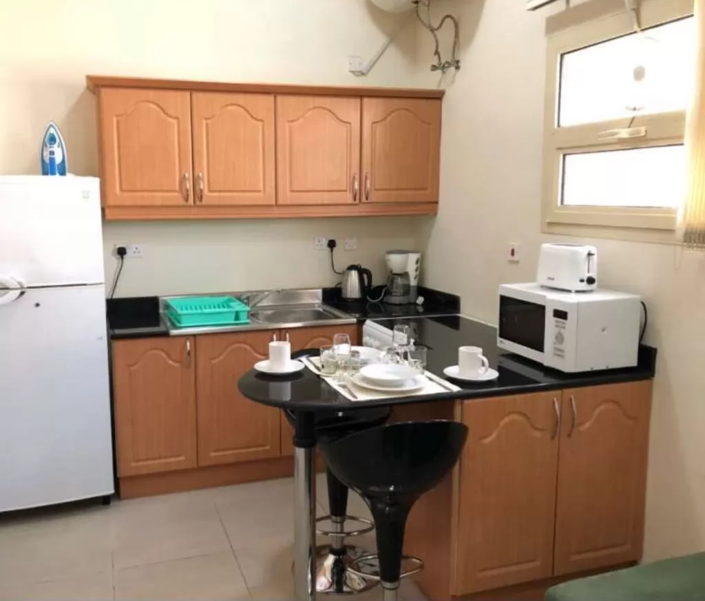 Residential Ready Property 1 Bedroom F/F Apartment  for rent in Doha-Qatar #13431 - 1  image 