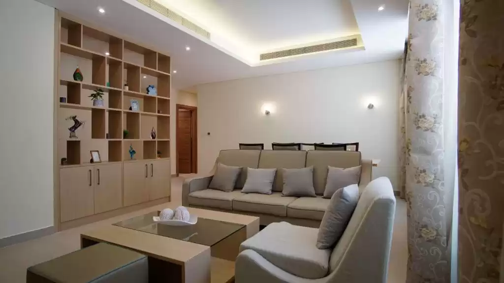 yerleşim Hazır Mülk 3 yatak odası F/F Apartman  kiralık içinde Al Sadd , Doha #13440 - 1  image 