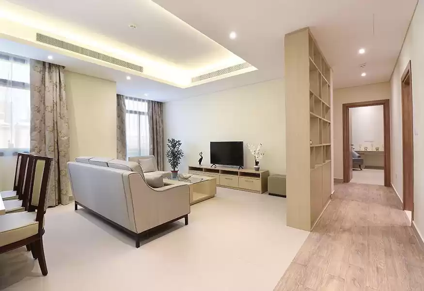 yerleşim Hazır Mülk 2 yatak odası F/F Apartman  kiralık içinde Al Sadd , Doha #13475 - 1  image 