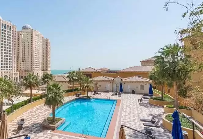 Residential Ready Property 2 Bedrooms F/F Apartment  for rent in Al Sadd , Doha #13520 - 1  image 