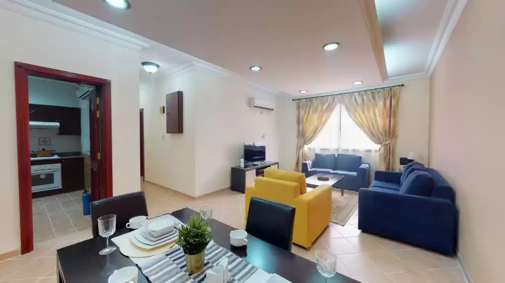 Wohn Klaar eigendom 3 Schlafzimmer F/F Wohnung  zu vermieten in Al Sadd , Doha #13922 - 1  image 