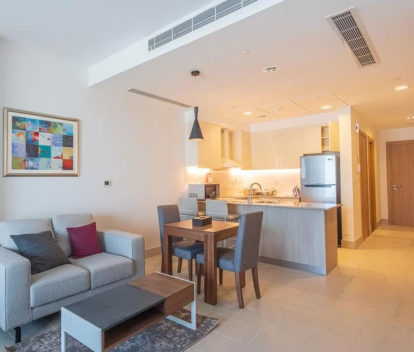 Residencial Listo Propiedad Estudio F / F Apartamento  alquiler en al-sad , Doha #13934 - 1  image 