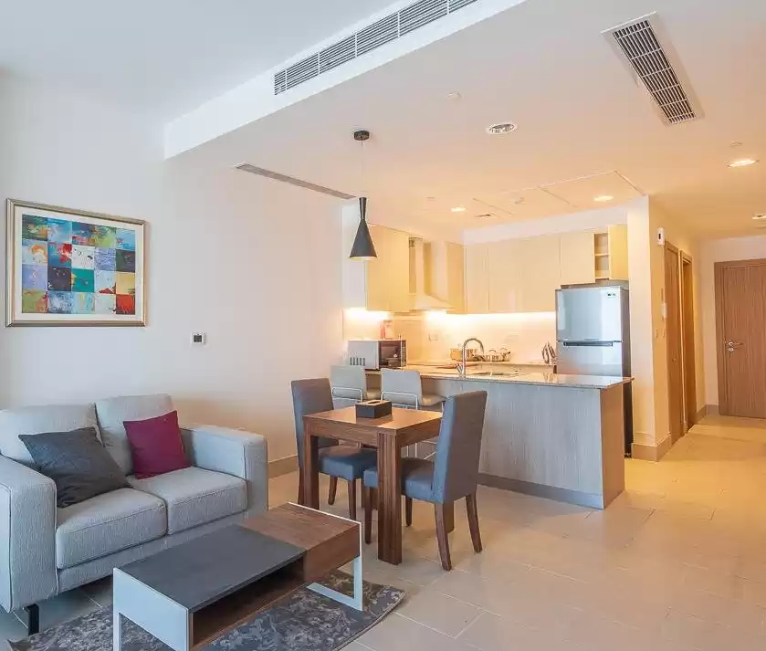 Residential Ready Property Studio F/F Apartment  for rent in Al Sadd , Doha #13934 - 1  image 