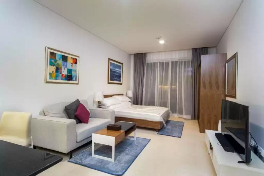Résidentiel Propriété prête Studio F / F Appartement  a louer au Al-Sadd , Doha #13947 - 1  image 