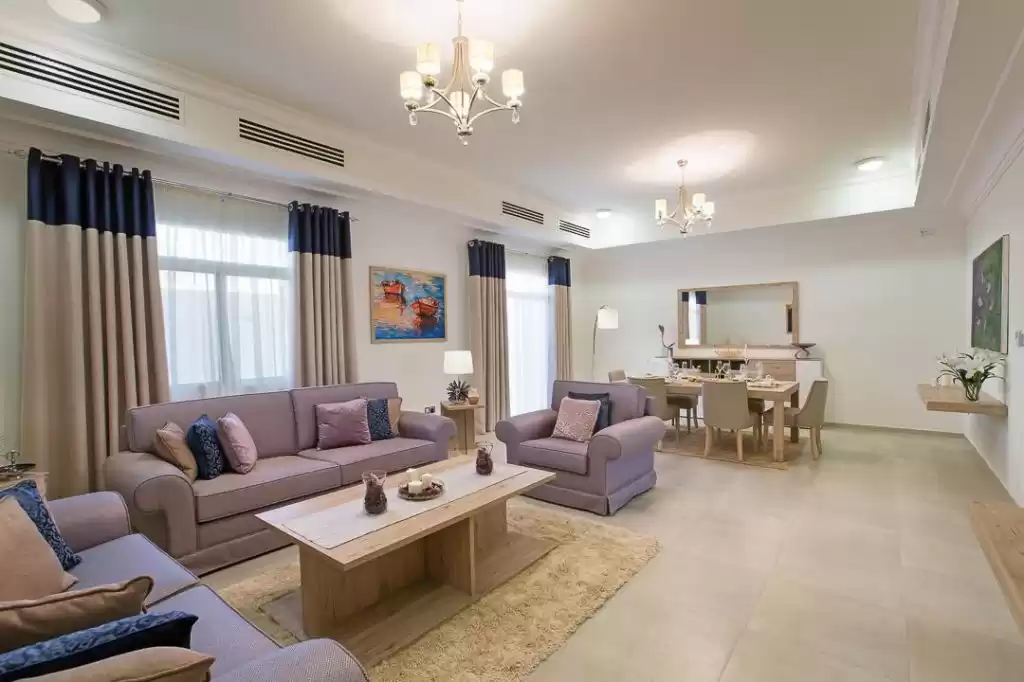 yerleşim Hazır Mülk 3 yatak odası F/F Site İçinde Villa  kiralık içinde Al Sadd , Doha #14042 - 1  image 