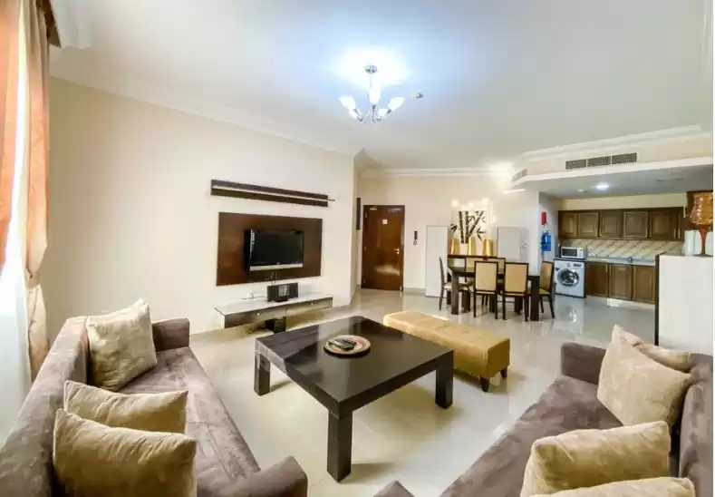 Wohn Klaar eigendom 2 Schlafzimmer F/F Wohnung  zu vermieten in Al Sadd , Doha #14220 - 1  image 
