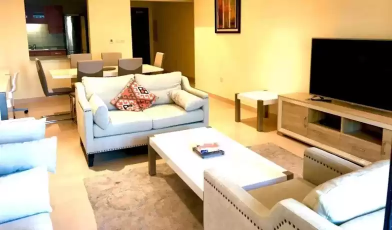 Wohn Klaar eigendom 1 Schlafzimmer F/F Wohnung  zu vermieten in Al Sadd , Doha #14233 - 1  image 