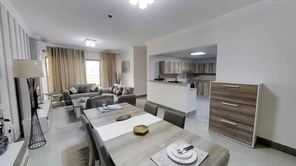 Residential Ready Property 2 Bedrooms F/F Apartment  for rent in Al Sadd , Doha #14315 - 1  image 