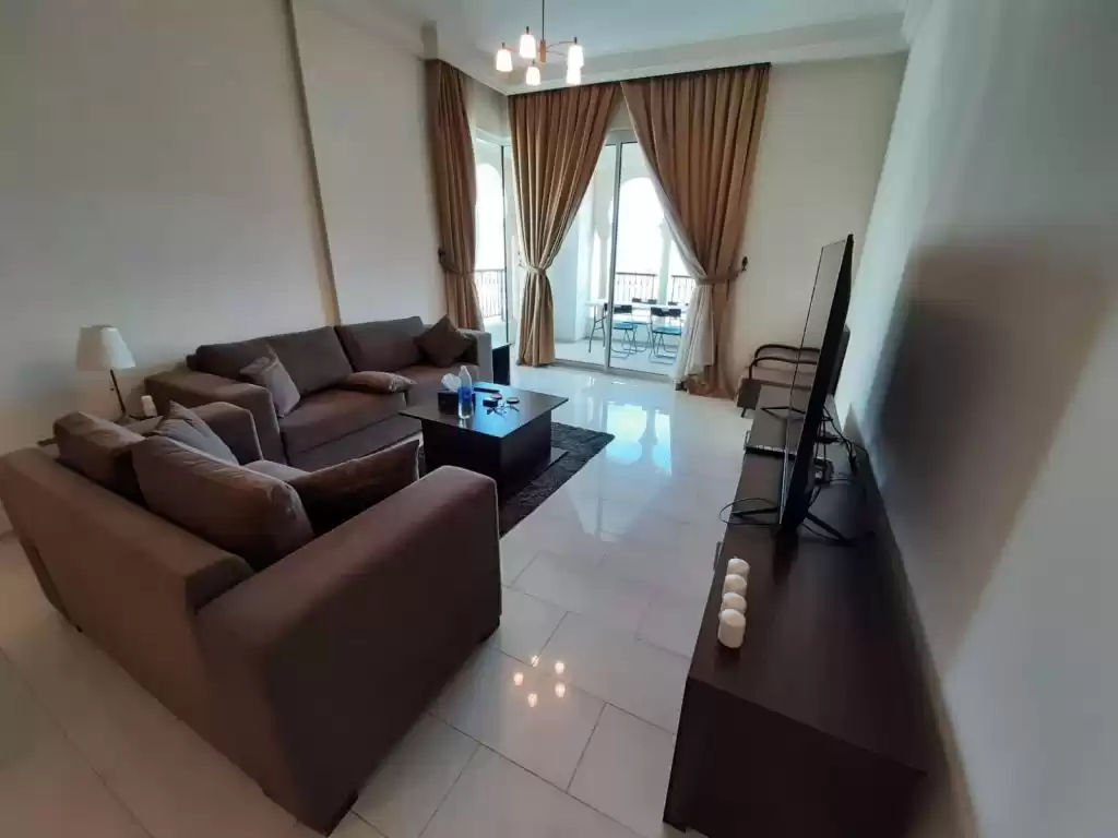 Wohn Klaar eigendom 1 Schlafzimmer F/F Wohnung  zu vermieten in Al Sadd , Doha #14387 - 1  image 