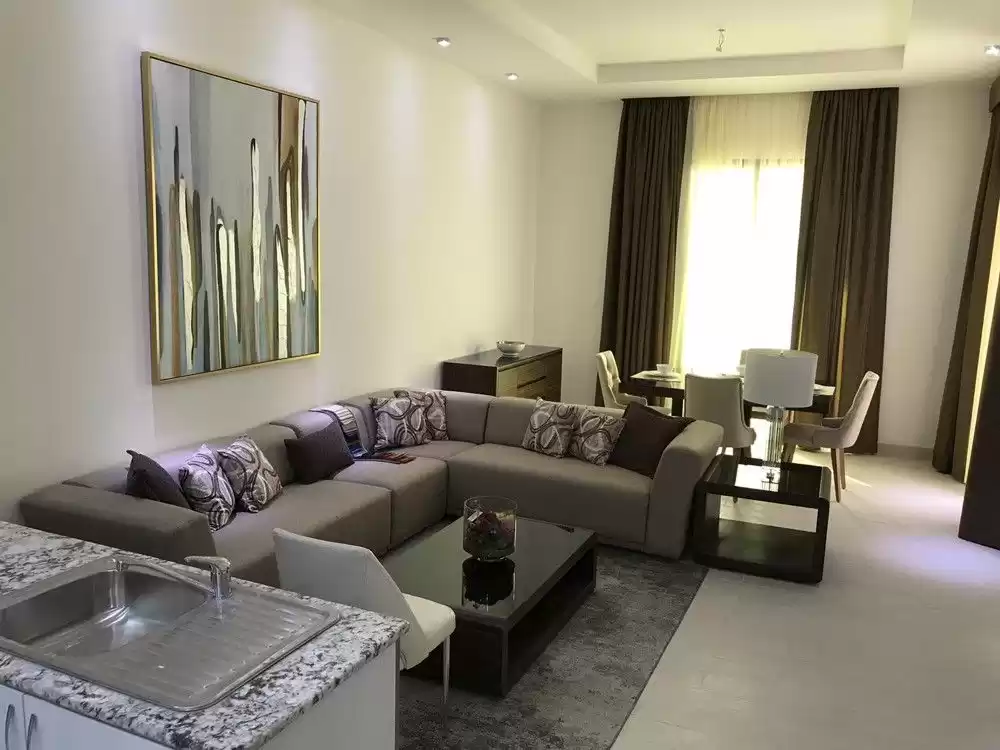 Résidentiel Propriété prête 1 chambre S / F Appartement  à vendre au Al-Sadd , Doha #14462 - 1  image 