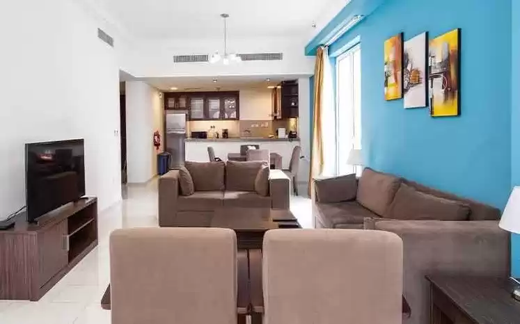 Résidentiel Propriété prête 1 chambre F / F Appartement  a louer au Al-Sadd , Doha #14769 - 1  image 