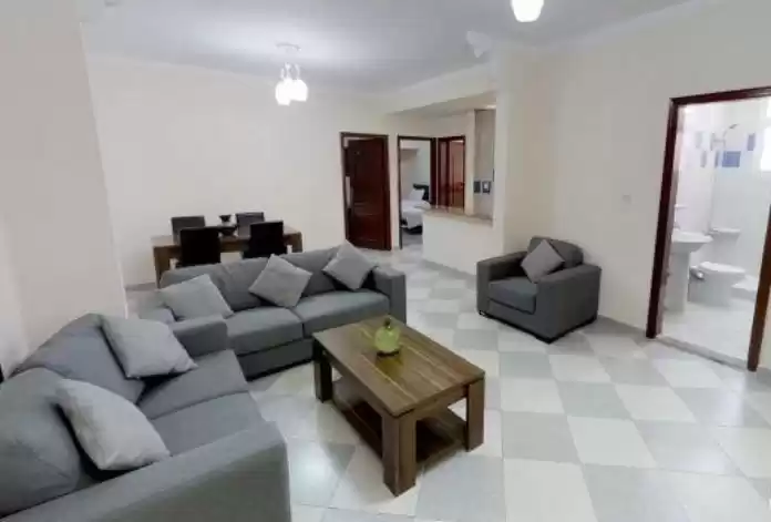 住宅 就绪物业 2 间卧室 楼/楼 公寓  出租 在 萨德 , 多哈 #15032 - 1  image 