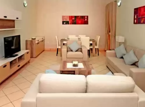 Wohn Klaar eigendom 2 Schlafzimmer F/F Wohnung  zu vermieten in Al Sadd , Doha #15103 - 1  image 