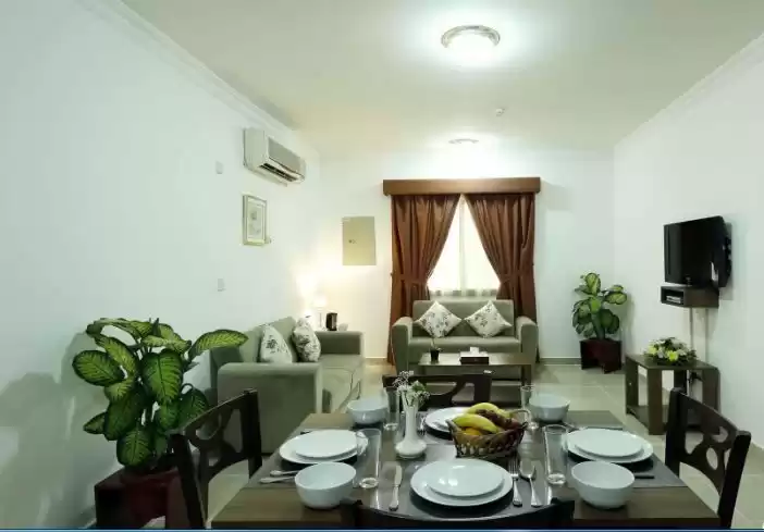 Résidentiel Propriété prête 1 chambre F / F Appartements d'hôtel  a louer au Al-Sadd , Doha #15277 - 1  image 