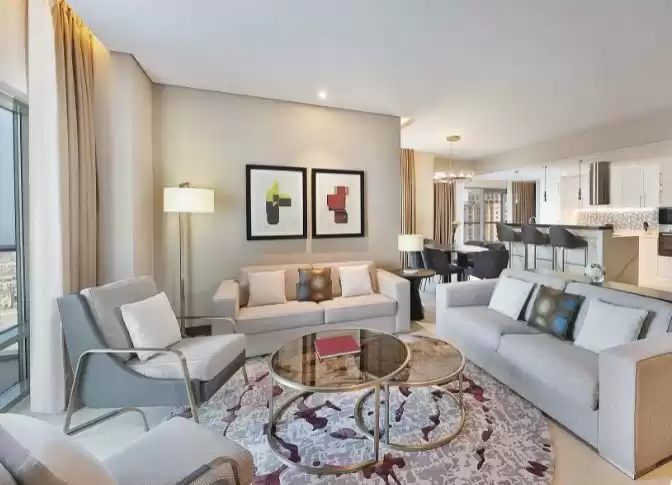 yerleşim Hazır Mülk 2 yatak odası F/F Apartman  kiralık içinde Al Sadd , Doha #15297 - 1  image 